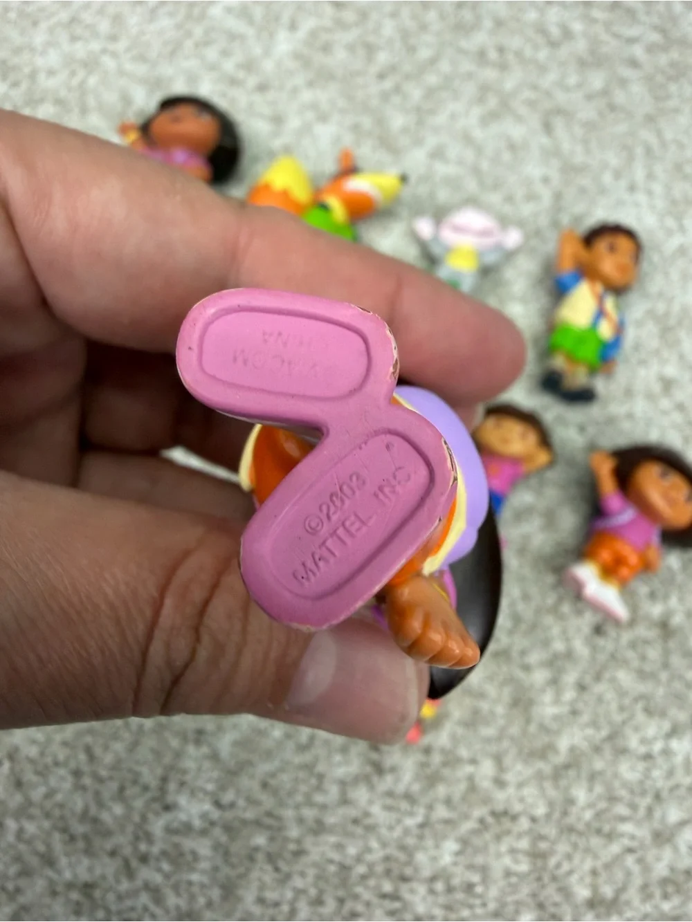 Mixed Random Lot of Dora the Explorer Action Figures Cake Toppers Collectables